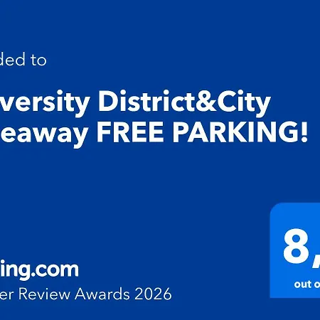 District&city Gateaway Free Parking! Apartman Łódź